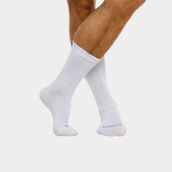 Image of J.Press antibakteriális férfi zokni - 43-44 - fehér - D042 (öltönyhöz is)