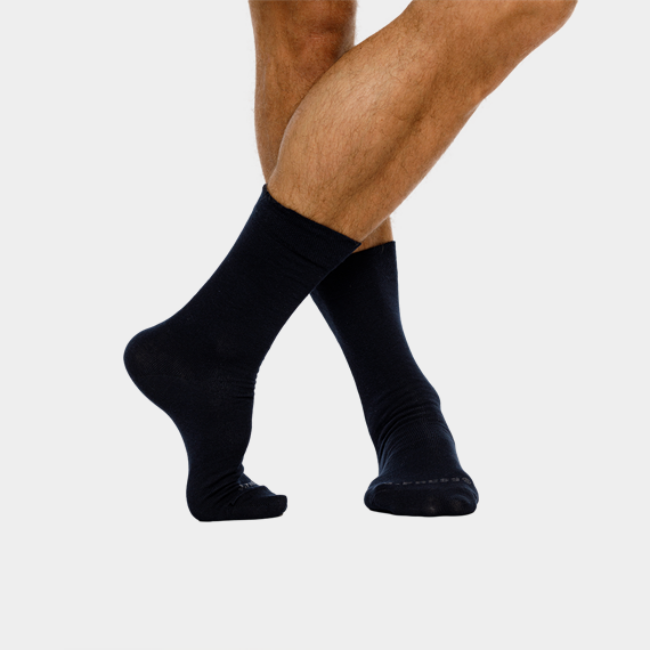 Image of J.Press antibakteriális férfi zokni - 43-44 - sötétkék - D042 (öltönyhöz is)